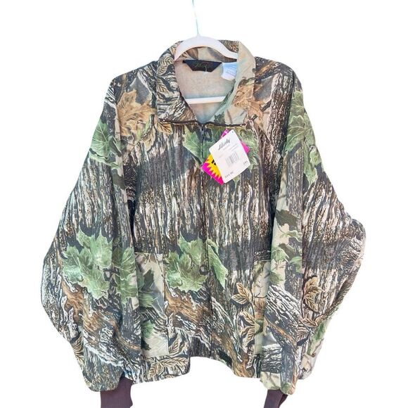 Vintage 90's Liberty Realtree Camouflage Bomber Jacket Men's XXL Hunting NEW! - Picture 1 of 9